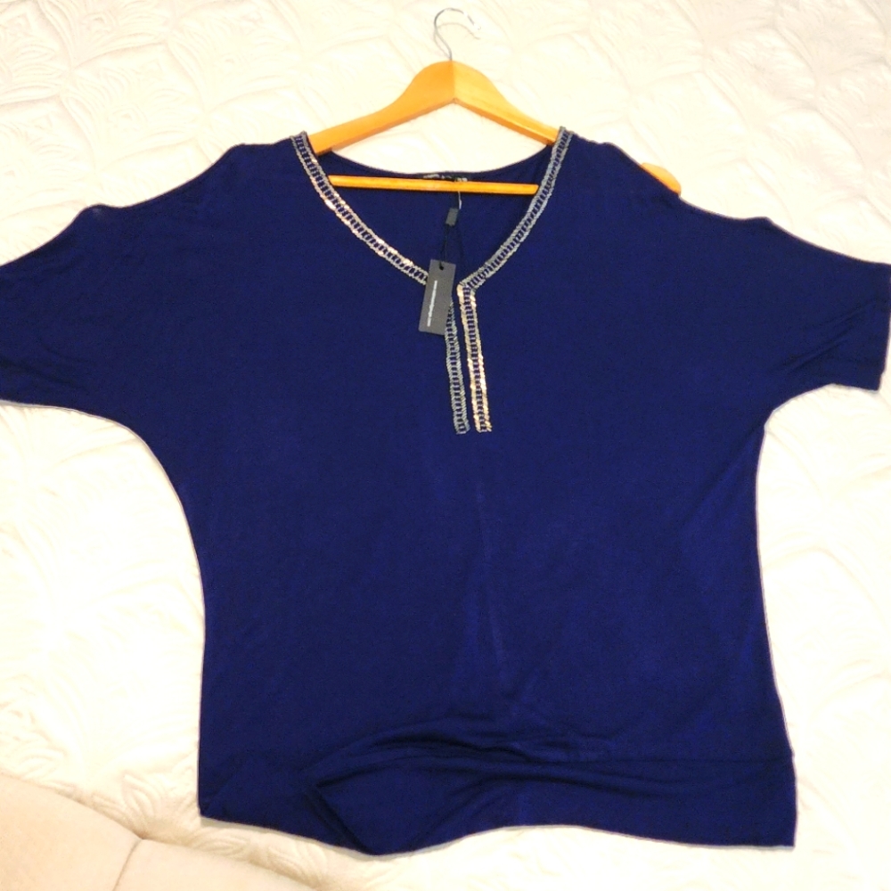 Cable and Gauge top, Size Large